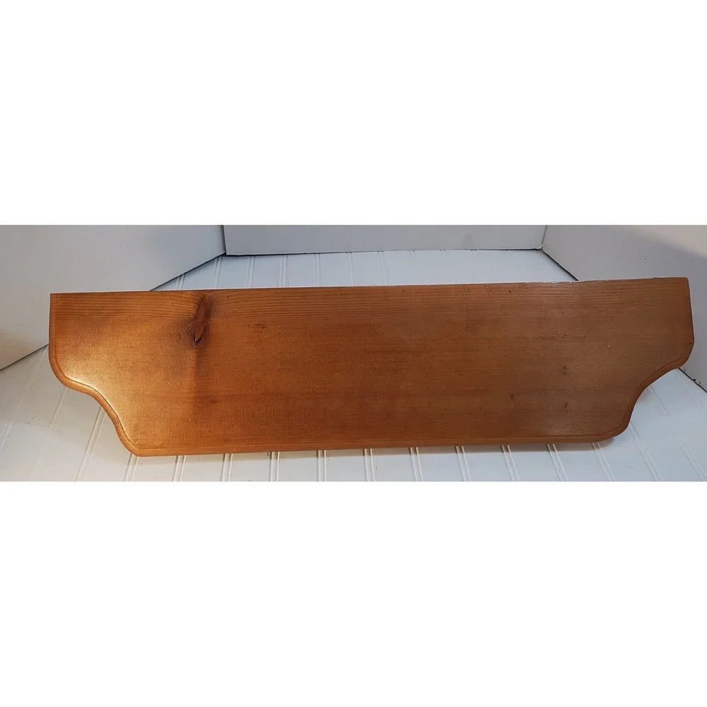 Vintage Handmade Wood Wall Shelf 27